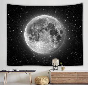 Tapestries Forest Mystery Starry Sky Tapestry Wall Hanging Boho Room Decor Trees and Star Jungle Moon Tapestrie Decoration Home