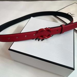 Cintura di design rossa cintura da donna cintura in vera pelle cintura di spedizione gratuita Versatile moda e casual ceinture donna cintura vestito fibbia cintura ceinture de luxe piccola cintura con scatola
