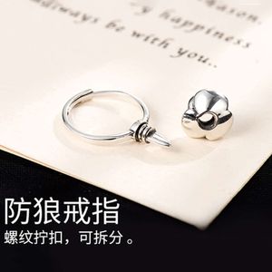Кольцо с волком Huayu Le Designers для женщин и девочек, защита для самообороны, невидимая легальная скрытая еда B8RH