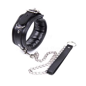 New PU Leather Collars BDSM Neck Collar,Fetish Slave Bondage Restraint Erotic Posture Collar,Adult Game For Couple Y181024053465466