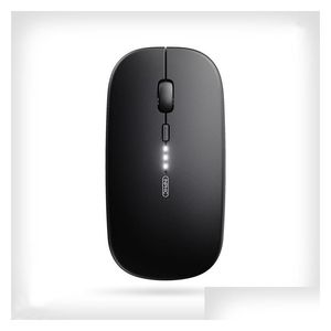 Mice Inphic Pm1 Wireless Mouse Rechargeable 2.4G Slim 500Mah Silent Computer With Usb Receiver 3 Adjustable Dpi Travel Drop Delivery C Otvxg