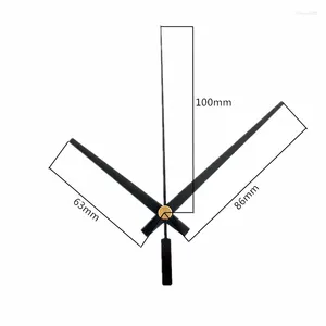 Relógios acessórios fantasia relógio preto mão metal cucoklock setas movimento peça mecânica relógios de parede fabricantes rádio decorações