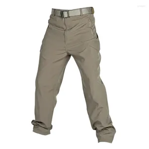 Мужские брюки, повседневные мужские летние легкие тактические брюки-карго с несколькими карманами, свободные брюки для походов, водонепроницаемые мужские брюки, комбинезоны