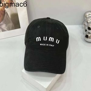 2024Miu Beyzbol Kapağı Denim Nakış Harfleri Unisex Tasarımcı Beanie Hat Yumuşak Top Miu Cap Sunscreen Hats Beyzbol Kapağı