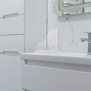 Set di accessori da bagno, lavabo angolare antispruzzo per vasca da bagno, 2 pezzi