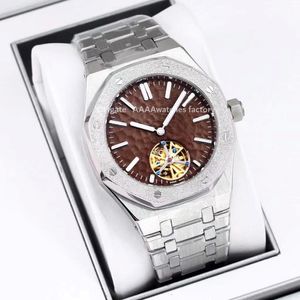 Mens Relógios Automático Mecânico Aço Inoxidável Fivela Dobrável Natação Lente Relógio Luminoso Transparente Borboleta Fivela Moda Tourbillon