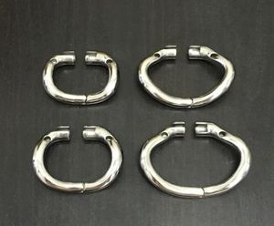 Rostfritt stål gångjärn ring för män enheter manlig metallburlåsbälte behållen kit 4 storlekar oi0265281571