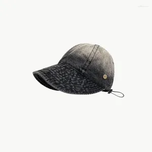 Ball Caps Sport Cap Short Brim Baseball Gradient Color Hat For Women Men Outdoor Visor Casual Snapback Gorras