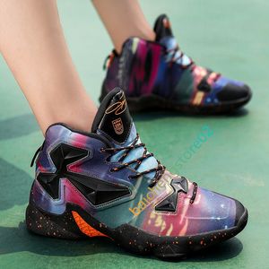 2021 Yeni Marka Basketbol Ayakkabıları Sıcak Satış Konforlu Üst düzey Açık Eğitim Botları Yastıklama Hombre Atletik Erkek Spor ayakkabı l29