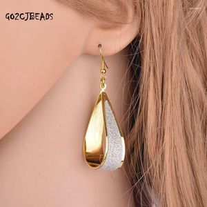 Dangle Earrings Tassel 2024 Trendy Frosted Stud Bohemia Long Earring Women Sexy Girls Jewelry Fashion Punk Metal