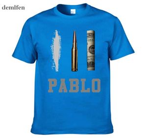 Fashionionionsummer nowa marka odzież t koszule men narcos pablo escobar tshirt bawełniany hip hop o dekolt tee tops7563183