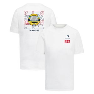 Motorcykelkläder F1 T-shirt Ny kortärmad rund hals racing kostym Mens Factory Team Uniform Plus Size Overall Drop Delivery Auto Otueh