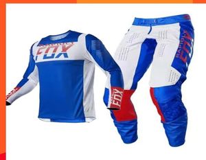 Nowy 2021 Szybko Fox 180360 Enduro Motocross Gear Set MX Jersey Pants Motorbike Odzież MTB Car Racing Suit Off Road Combo113708