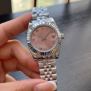 Womens Watch Fully Automatic Mechanical Watches 31mm Precision Steel Band Ancient Roman Digital dial Fashionable High Quality Watches for Lady