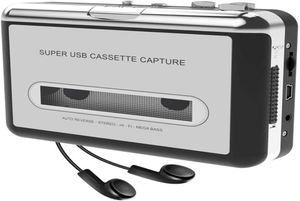Cassette Player, Portable Tape Player Captures MP3 o Music via USB or Battery, Convert Walkman Tape Cassette to MP3 with Laptop and PC2207656