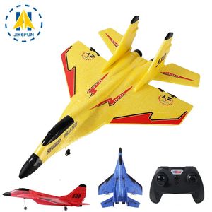 Mig530 rc avião epp espuma aeronaves avião de controle rádio 24g remoto lutador planador brinquedos para crianças 240118