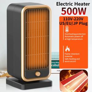 500W Electric Heater PTC Fast Heat Warmer Machine Tyst bärbar fläkt Mini Multipel Skydd Energibesparande inomhusanvändning 240130