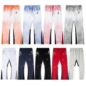 gallerydeptpants sweatpants mens joggers baggy pants sweat pants Letter Print cotton loose fitting elastic waist Casual Straight Autumn pants ripped trousers