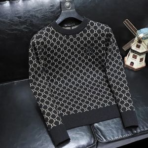 TrendLong Sleeve Casual Warm Pullovers Men Handsome Letter Embroidered Loose O-neck Top Tee Men's Clothing All-match 240123
