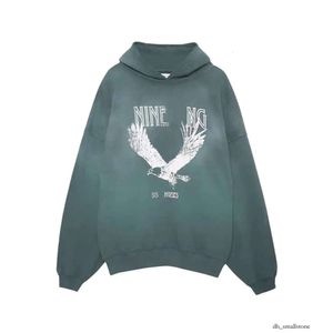 Designer hoodie mens hoodie het försäljning kvinnor designer mode bomull huva nya ab aniner bing klassisk brev tryck tvätt vatten färg snöflinga tröja