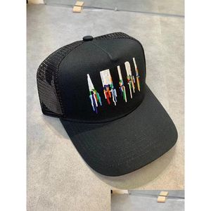 Ball Caps Men Hat Designer Canvas Baseball Cap Women Embroidered Letter Summer Sun Trucker Trend Hats Street Couple Drop Delivery Fa Dhweo