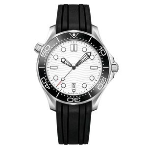 w1_shop Herrenuhr, hochwertige Designeruhren, 42 mm, O M G, mechanische Uhr, Stahlarmband, Luxusuhr, Kautschukarmband, Designeruhr, Herren-Mesh-Damenuhr, 001