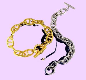 Chaine ancre mans big cuff bangle designer bracelets 카운터 품질 티타늄 스틸 재료 프리미엄 선물 공식 repro6660153