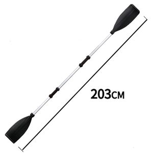 2 pezzi staccabile kayak da pesca bordo barca rafting pagaia asta in lega di alluminio stand up surf remi per canoa gonfiabile Sup 240127