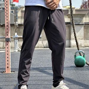 Men's Pants Solid Color Elastic Waist Loose Drawstring Sports Casual Big N Tall Mens Training With Pockets House Sock