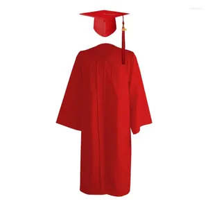 Costumi per gatti Set abito da laurea Kit completo per laureati accademici per adulti alla moda con nappe Costume unisex da cerimonia di laurea per laureati