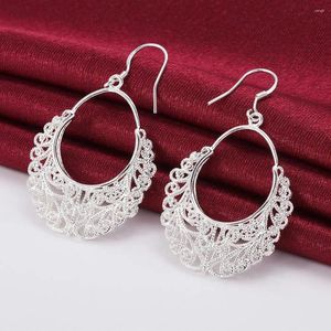 Dangle Earrings Arrive 925 Sterling Silver Noble Charms For Woman Engagement Princess Wedding Luxury Cute