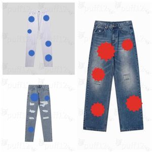 Abbigliamento firmato Ch Uomo Jeans Croce Cuore Ch Corvo Skinny Lavato Old Light Marchio di moda High Street Ruffian Bello Slim Fit Piedi piccoli Pan