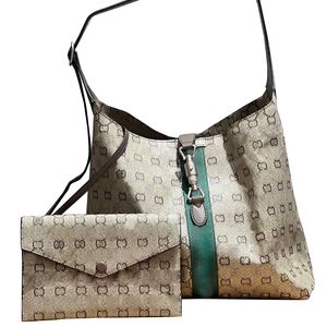 New Bucket Bag Crossbody Bag Fashion Temperament Shoulder Bag Women Handbag High Quality Brown Shopping Bag Mother-and-son Bag
