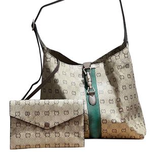 Nuova borsa a secchiello Borsa a tracolla Borsa a tracolla temperamento moda Borsa da donna Borsa shopping marrone di alta qualità Borsa per madre e figlio