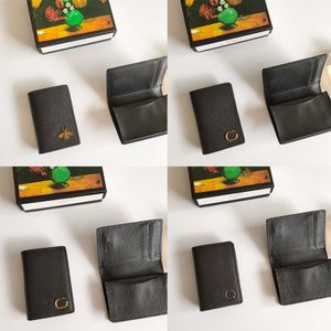 Luxury Card Holder Designer Marmont Walls Coin Purse Högkvalitativ quiltad läder Korta klaffplånböcker Kreditkortshållare Koppling Plånbok