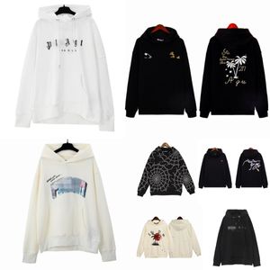 Designer Clothing Fashion Sweatshirts Palmes Angels Broken Tail Shark Letter Flock Embroidery Loose Relaxed Men's Women's Hooded Sweater Casual Pullover Tops a58