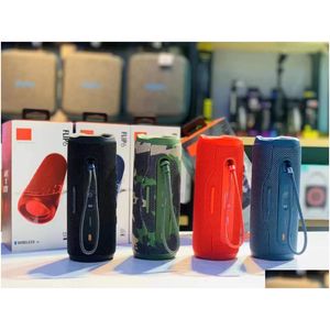 Portable Speakers Jb Bluetooth Speaker 6 Powerf Sound Waterproof Vs Charge5 Deep Bass Music Two Connect Together Drop Delivery Electr Dh1Xv