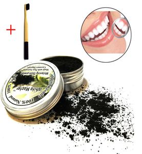 Nature Bamboo Tandkräm Activated Charcoal Tooth Powders Rengöringständer Plack Tartar Borttagning Kaffespår2646502