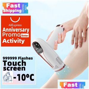 Epilator 999999 Flashes IPL Laser för kvinnor Hemanvändningsenheter Hårborttagning Smärtfri elektrisk bikini Drop 230324 Leveranshälsa Beaut DHXFP