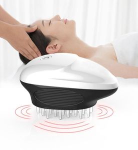 Elektrisk hårbotten Massager Portable Handheld Head Massager Scratcher för att stimulera hårtillväxt Stress Release Scalp Massage Brush9096473