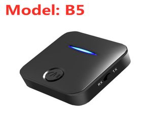 Bluetooth 5.0トランスミッターレシーバーワイヤレスEDRアダプターUSBドングル3.5mm AUXマイク用ヘッドフォンホームステレオカーHIFI O8890958