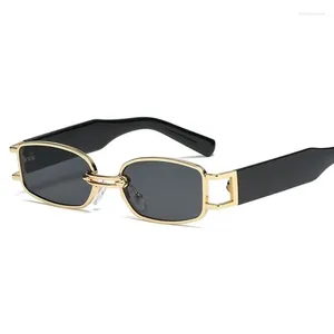 Sunglasses Punk Women 2024 Retro Sun Glasses Vintage Summer Female Male Eyeglasses Famous UV400 Eyewear Clear Lens