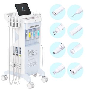 Fabbrica direttamente all'ingrosso M8X Plasma Ultrasonico EMS RF Macchina per il ringiovanimento della pelle Microdermbrasion Dispositivo per la pulizia del viso M8 Hydra Aqua Macchina per il viso