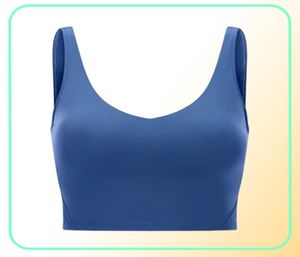 Canottiera da palestra Abbigliamento Donna039s Intimo Yoga Reggiseno sportivo Indietro Bodybuilding All Match Casual Push Up Allinea reggiseno Crop Top Running Fit7196985