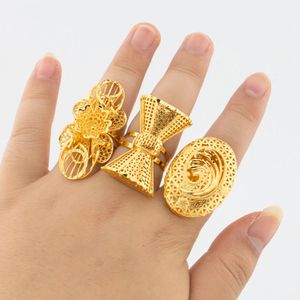 Dubai Ring Design For Women Luksusowy układek damski na wesele zaręczynowe przyjęcie przyjęte akcesoria modne biżuteria 240202