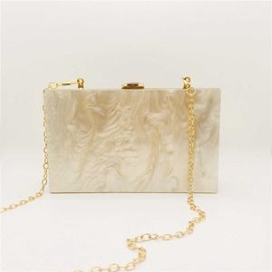 Hot selling new apricot colored acrylic dinner bag, fashionable party gold powder sequin wedding dress handbag 240207