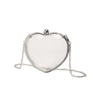 2023 Neue Banketttasche Acryl Mini Love Handtasche Transparente Kette Umhängetasche Special 240207