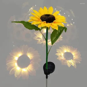 Table Lamps Yangneng Sunflower Lamp Outdoor Courtyard Park Ground Insertion For Bedroom Modern