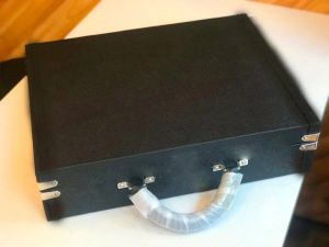 宝石箱はカスタムボックスケースデザイナーの金属荷物のローリングブリーフケーストラベルスーツケースレザーラップトップバッグコンピューターshou
