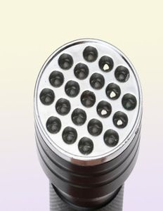 21 LED UV懐中電灯トーチライトバイオレットライトブラックライトUVランプトーチ3Aマーカーチェッカー検出DLH4376878029用バッテリー